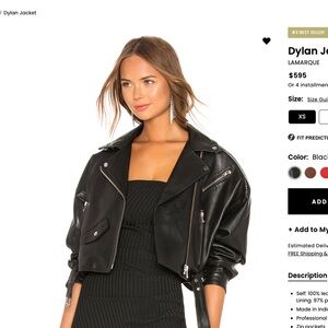 LAMARQUE Black Dylan Jacket